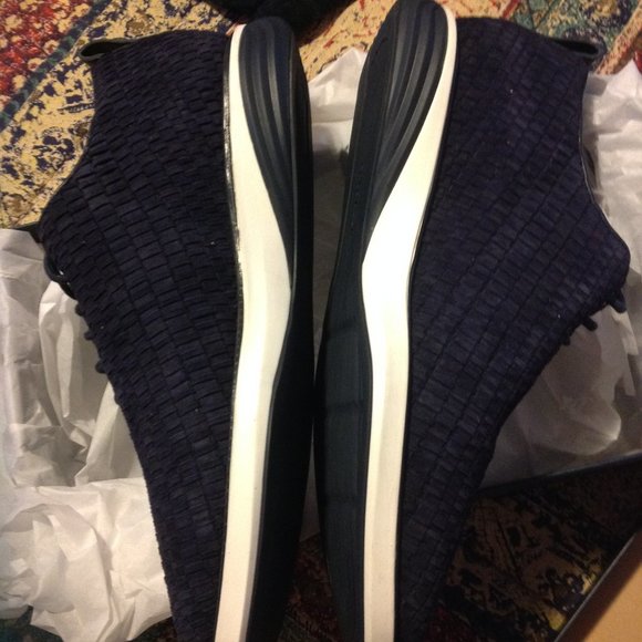Cole Haan Men\'s GrandEvolution Woven Navy Suede Oxford Shoes 11.5M - New in Box main image 7
